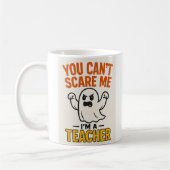 Grappige Halloween Teacher Mok met Ghost (Links)