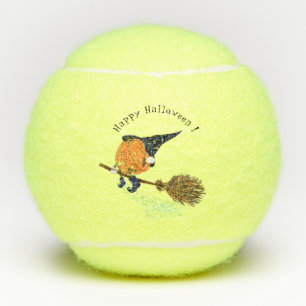 Grappige Halloween Tennis Balls Heksenpompoen Tennisballen