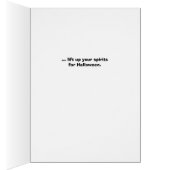 Grappige Halloween tillen uw geesten skelet (Binnen (Rechts))