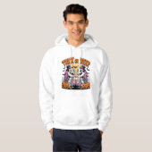 Grappige Halloween truc of bier skeletten Hoodie (Voorkant volledig)
