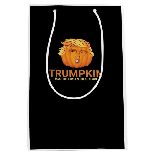 Grappige Halloween Trumpkin - Herfst Make Hallowee Medium Cadeauzakje (Voorkant)