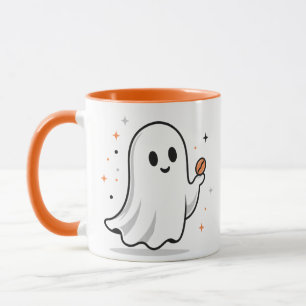 Grappige Halloween-typografie koffiemok Mok