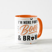 Grappige Halloween-typografie koffiemok Mok (Voorkant rechts)