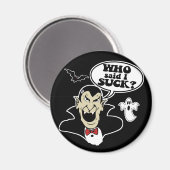 Grappige Halloween Vampier Magneet (Voorkant / Achterkant)
