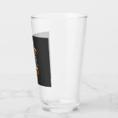 Grappige Halloween Vampier Pompoen Glas (Links)