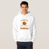 Grappige Halloween Vampier Pompoen Hoodie (Voorkant volledig)