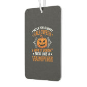 Grappige Halloween Vampier Pompoen Luchtverfrisser (Links)