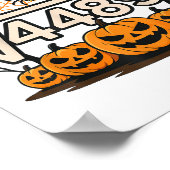 Grappige Halloween Vierkantswortel 4489 67 Meme Wi Poster (Hoek)