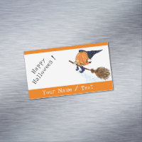 Grappige Halloween Visitekaartje Magnet aangepaste