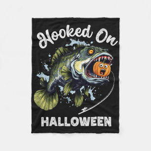 Grappige Halloween Vissen Jongens Heren Zombie B V Fleece Deken