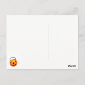 Grappige Halloween Vleermuis Briefkaart (Achterkant)
