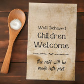 Grappige  Halloween Welkom Kinderen Theedoek