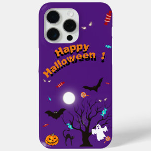 Grappige Halloween wezens en snoepjes iPhone 15 Pro Max Hoesje