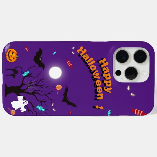 Grappige Halloween wezens en snoepjes Case-Mate iPhone Case (Achterkant (horizontaal))