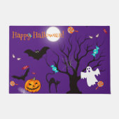 Grappige Halloween wezens en snoepjes Deurmat (Voorkant)