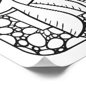 Grappige Halloween Zeemeeuw Flying Kleurplaat Poster (Hoek)