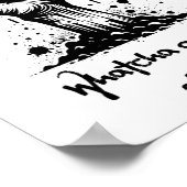 Grappige Halloween Zombie kreeg je neus Poster (Hoek)