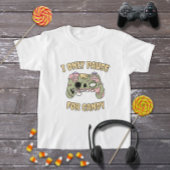 Grappige Halloween Zombie Video Game Controller T-shirt