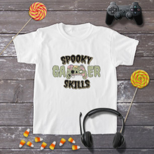Grappige Halloween Zombie Video Gamer Controller T-shirt
