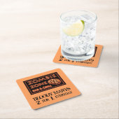 Grappige Halloween Zombie Zone Bloody Marys Kartonnen Onderzetters (Insitu)