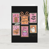 Grappige Halloween Zwangerschapsaankondiging Spook Kaart (Voorkant)