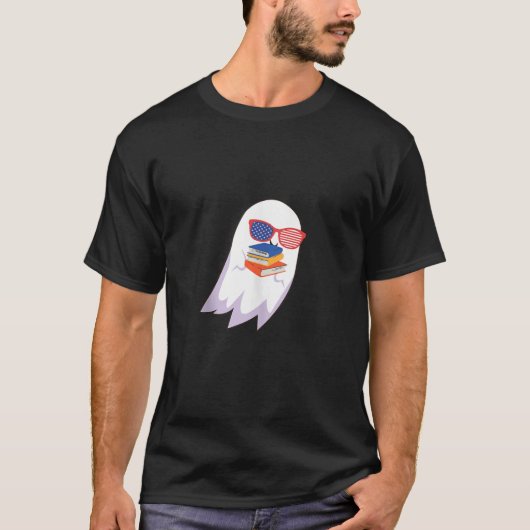 Grappige Hallowen Ghost Red Meer boeken Tanktop (Voorkant)