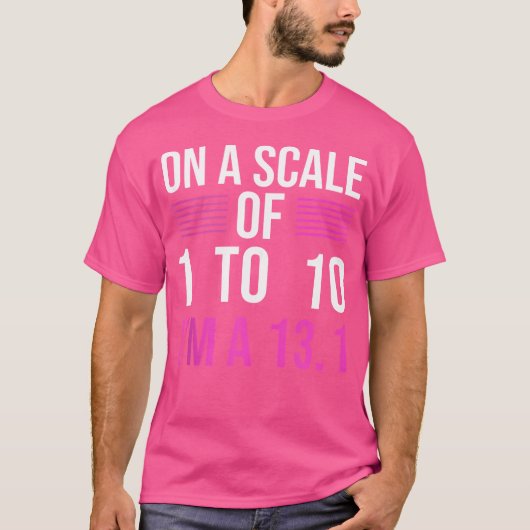 Grappige Halve Marathon 13 1 Finisher Hardlopen T-shirt (Voorkant)