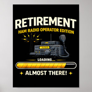 Grappige Ham Radio Cadeaus Voor Uitgaande Operator Poster