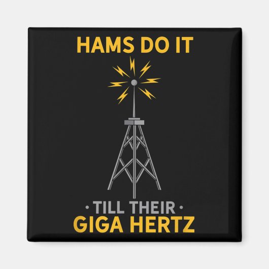 Grappige ham radio citaat amateur operator liefheb magneet (Voorkant)