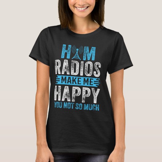 Grappige ham Radio Lover Amateur Radio Operator vo T-shirt (Voorkant)