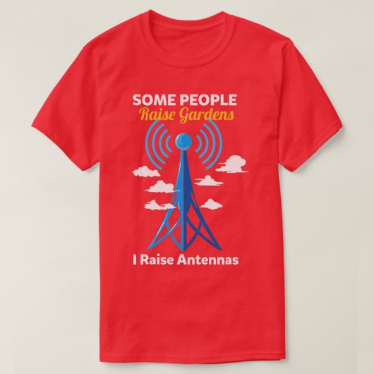 Grappige Ham Radio Quote T-shirt (Design voorkant)