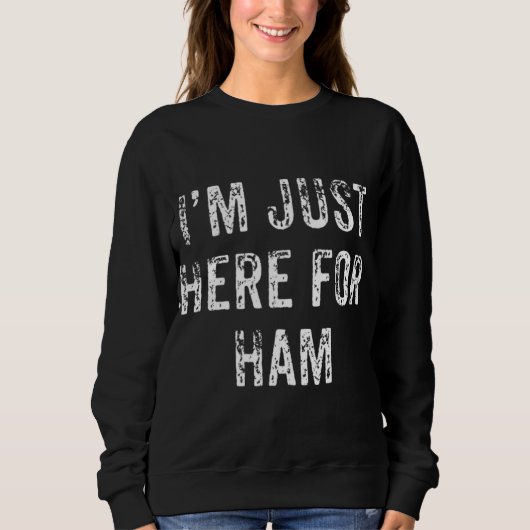 Grappige Ham Thanksgiving-diner Cadeau Trui (Voorkant)