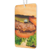 Grappige hamburger cheeseburger overal print eten luchtverfrisser (Links)