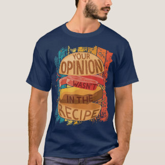  grappige hamburger, je mening zat niet in de t-shirt