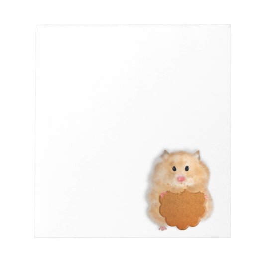 Grappige hamster karakter illustratie notitieblok (Voorkant)