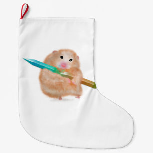 Grappige hamster kerstsok door ORDesigns