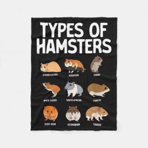 Grappige Hamster Kunst Voor Mannen Vrouwen Jongens Fleece Deken