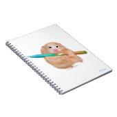 Grappige Hamster Notitieboek (Rechterzijde)