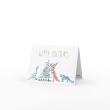 Grappige hand getekende dinosaurus T-Rex Kerstmis