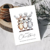 Grappige Hand Getrokken Kerst Reinders Corporate Feestdagenkaart