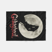 Grappige Hand Maan Gabagool Halloween Fleece Deken (Voorkant (Horizontaal))
