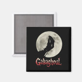 Grappige Hand Maan Gabagool Halloween Magneet (Voorkant / Achterkant)