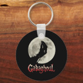 Grappige Hand Maan Gabagool Halloween Sleutelhanger (Voorkant)