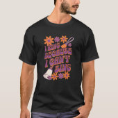 Grappige Handbell Player Design voor Bell Ringers T-shirt (Voorkant)