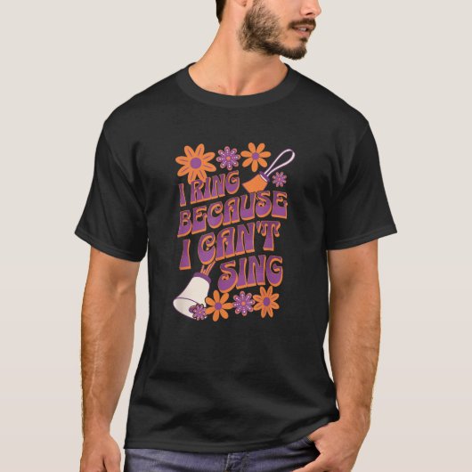 Grappige Handbell Player Design voor Bell Ringers  T-shirt (Voorkant)
