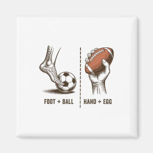 Grappige Handegg Vs Voetbal Meme Voetbal Logica Sp Magneet