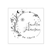 Grappige handgetekende botanische collectie uit de rubberstempel (Afrduk)