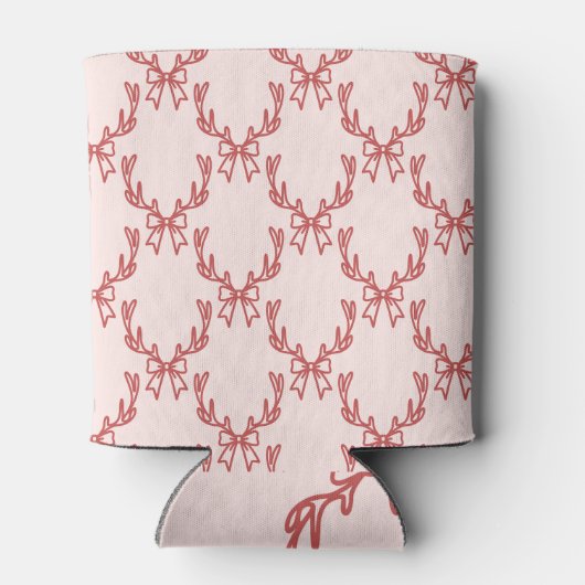 Grappige, handgetekende kerstman blikjeskoeler (Achterkant)