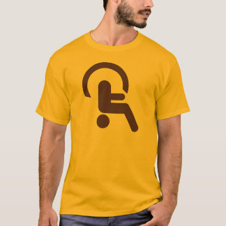 Grappige Handicap Omgekeerde Handicapped T-shirt