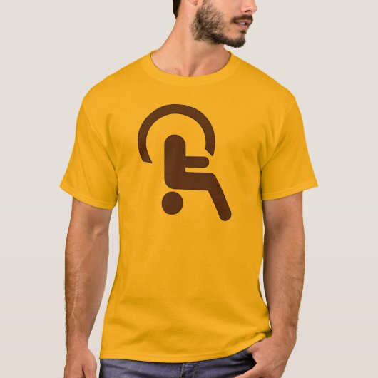 Grappige Handicap Omgekeerde Handicapped T-shirt (Voorkant)